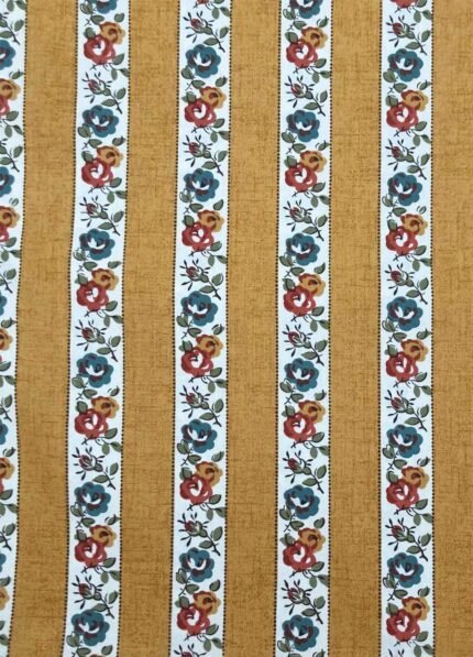 Fabric Ref 1148 – Paneled Floral Cotton
