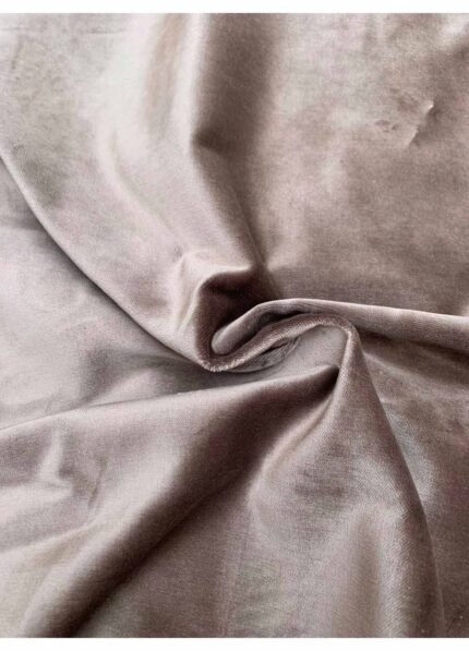 Fabric Ref 1170 – Mushroom Brown Velvet