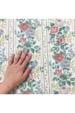 Fabric Ref 2077 - Panelled Floral Cotton