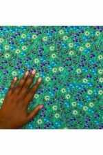 Fabric Ref 3141 - Floral Viscose Mix