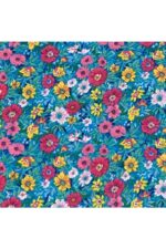 Fabric Ref 3516 - Floral Viscose Mix