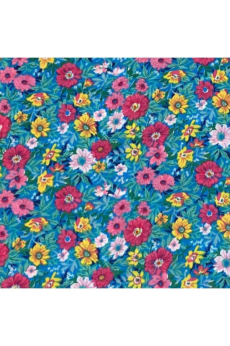 Fabric Ref 3516 - Floral Viscose Mix