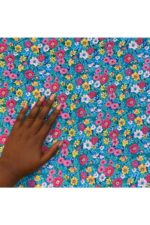 Fabric Ref 3516 - Floral Viscose Mix