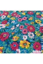 Fabric Ref 3516 - Floral Viscose Mix