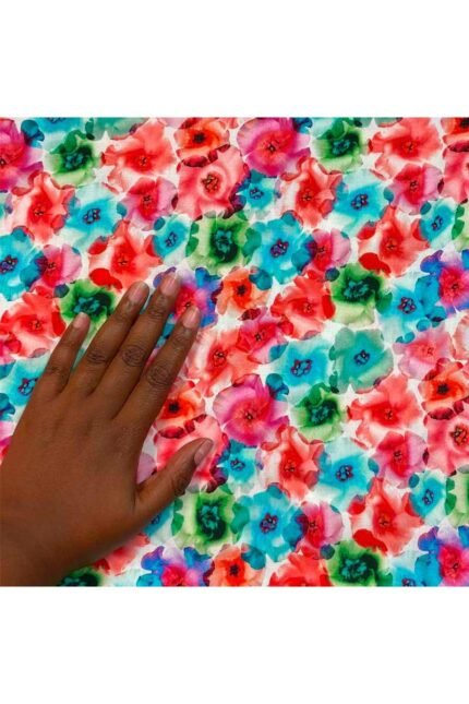Fabric Ref 3960 – Floral Viscose