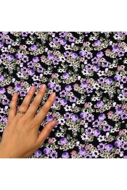 Fabric Ref 4218 - Floral Needlecord