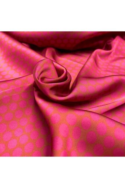 Fabric Ref 4252 - Spot Satin