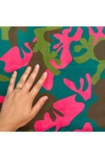 Fabric Ref 4291 - Abstract Satin Viscose
