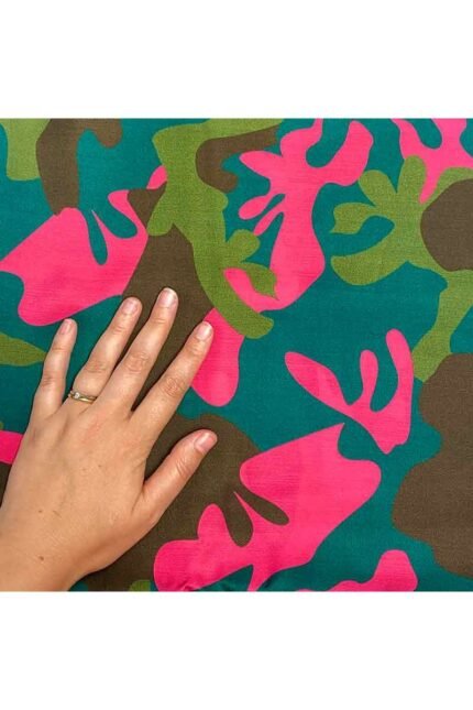 Fabric Ref 4291 - Abstract Satin Viscose
