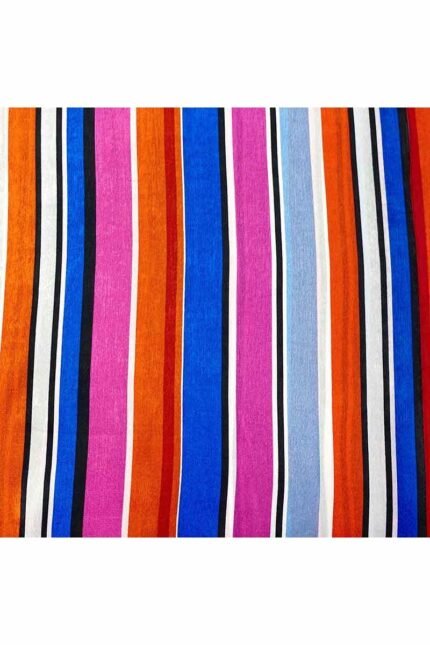 Fabric Ref 4301 - Stripe Satin Mix