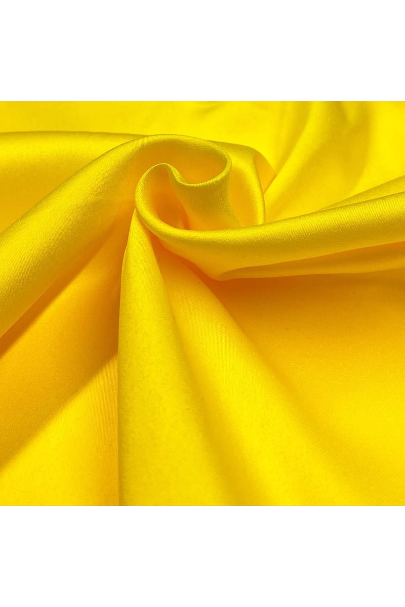 Fabric Ref 4406 - Yellow Satin Mix