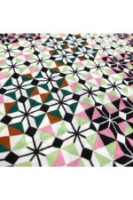 Fabric Ref 4418 - Geometric Viscose Mix
