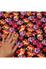 Fabric Ref 4429 - Floral Viscose