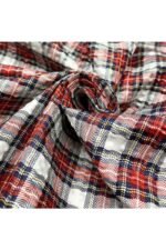 Fabric Ref 4461 - Check Seersucker Cotton Mix