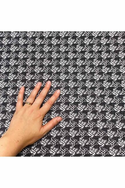 Fabric Ref 4481 - Monochrome Houndstooth Mix