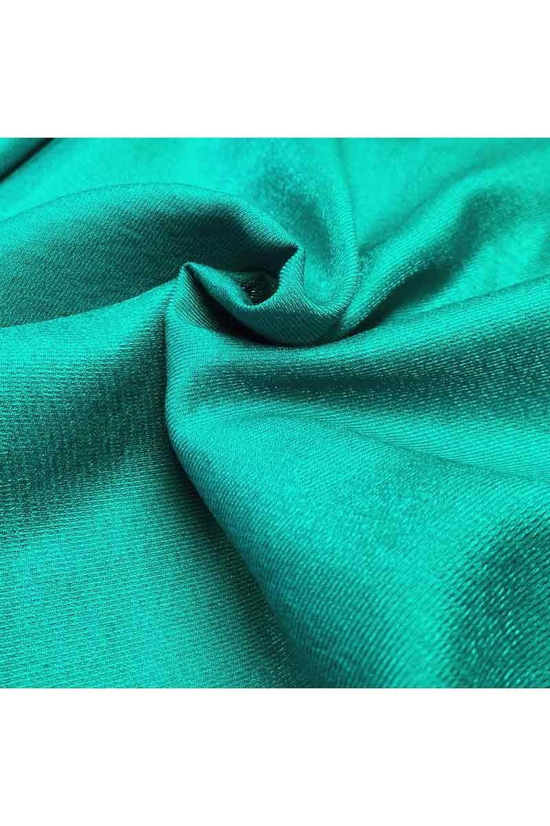 Fabric Ref 4485 - Green Shimmery Viscose Mix