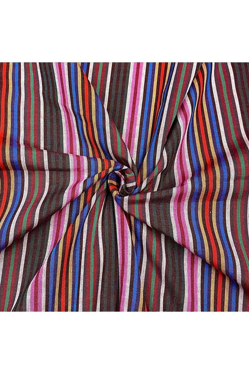 Fabric Ref 4498 - Stripe Cotton Mix