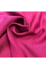 Fabric Ref 4524 - Raspberry Viscose Mix