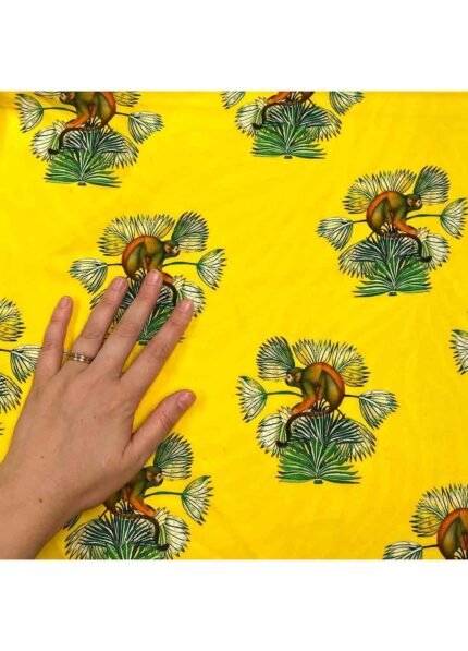 Fabric Ref 4575 – Monkeys Viscose