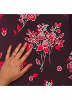 Fabric Ref 4674 - Floral Viscose Mix