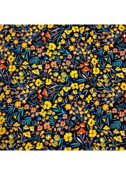 Fabric Ref 4681 - Floral Viscose