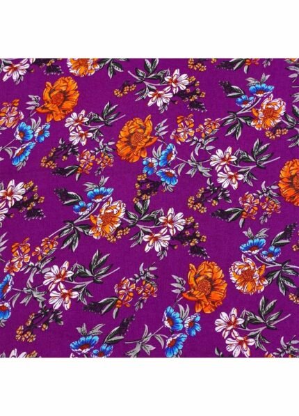Fabric Ref 4744 - Floral Viscose
