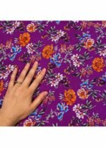 Fabric Ref 4744 - Floral Viscose