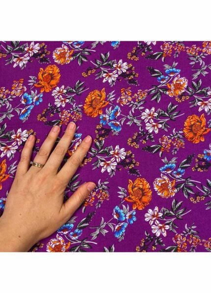 Fabric Ref 4744 - Floral Viscose