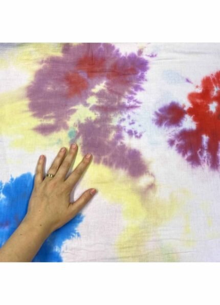 Fabric Ref 4762 - Tie-Dye Cheesecloth Cotton