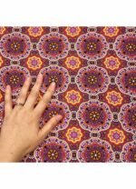 Fabric Ref 4768 - Geometric Viscose