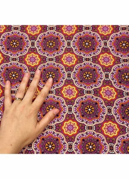 Fabric Ref 4768 - Geometric Viscose