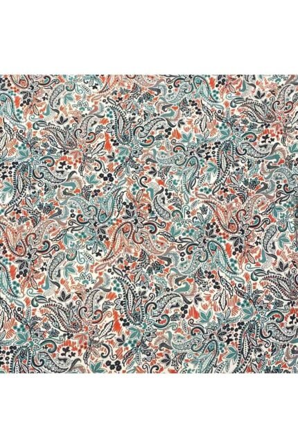 Fabric Ref 4769 - Floral Matte Satin Mix