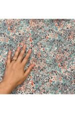 Fabric Ref 4769 - Floral Matte Satin Mix