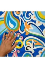 Fabric Ref 4828 - Abstract Matte Satin Mix