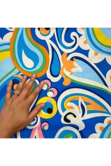 Fabric Ref 4828 - Abstract Matte Satin Mix