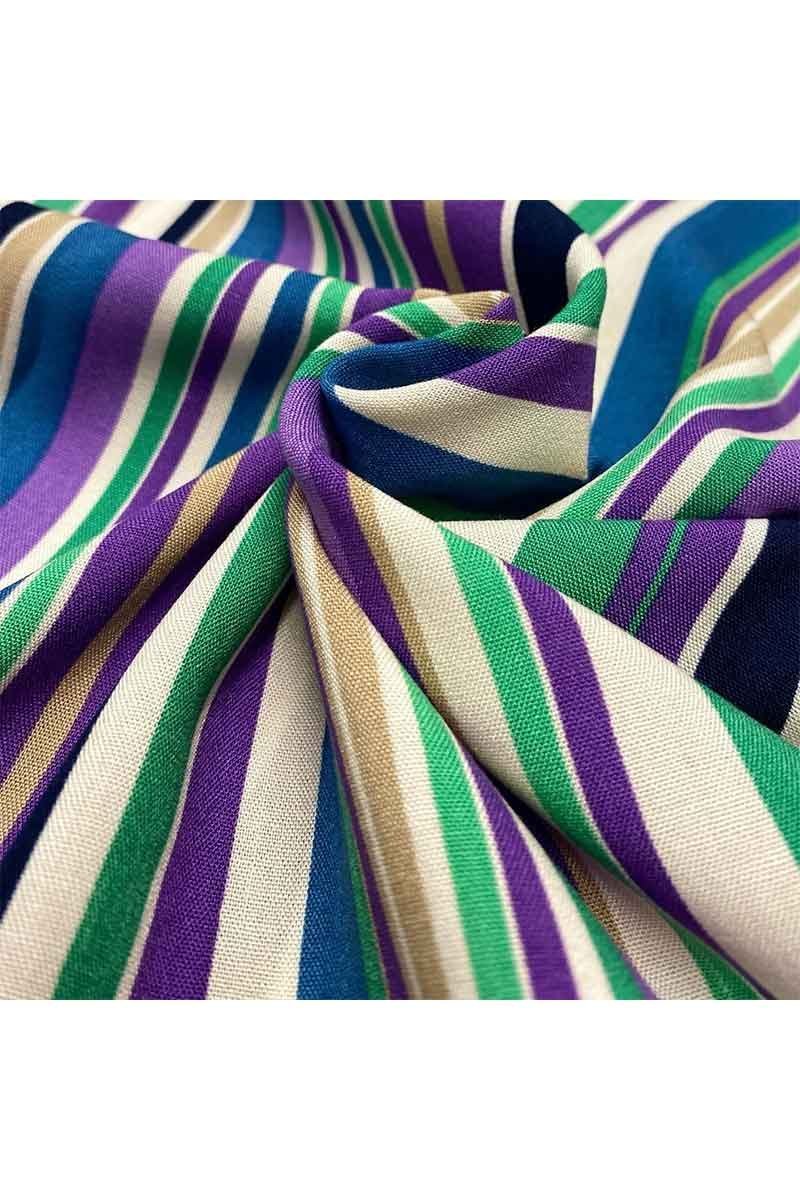 Fabric Ref 4863 - Stripe Viscose