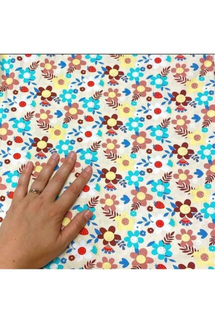 Fabric Ref 4886 - Floral Cotton