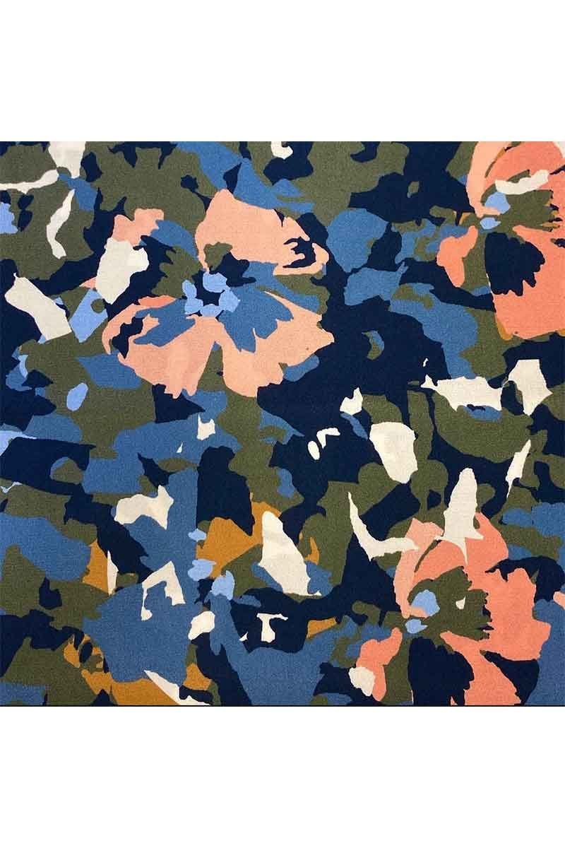 Fabric Ref 4890 - Abstract Floral Crepe Viscose