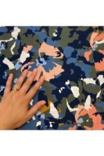 Fabric Ref 4890 - Abstract Floral Crepe Viscose