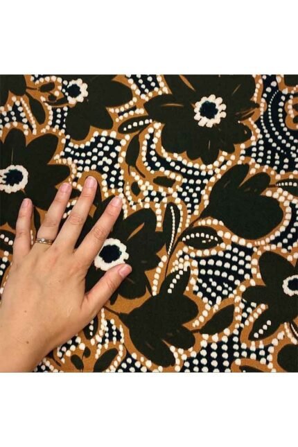 Fabric Ref 4897 - Floral Viscose