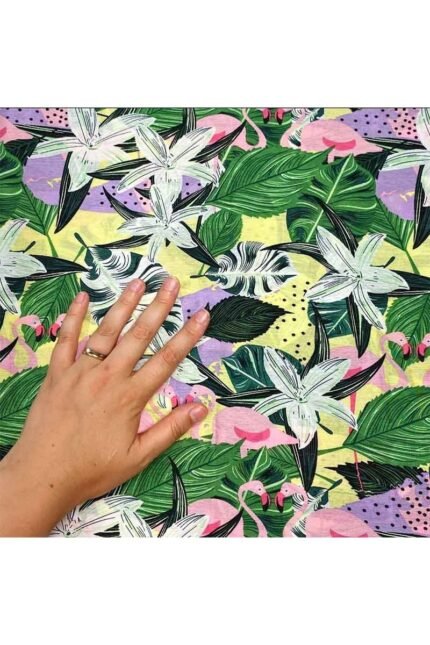 Fabric Ref 4905 - Flamingo Viscose