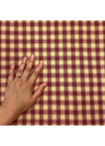 Fabric Ref 4907 - Check Cotton Mix