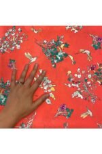 Fabric Ref 4918 - Birds Crepe Satin