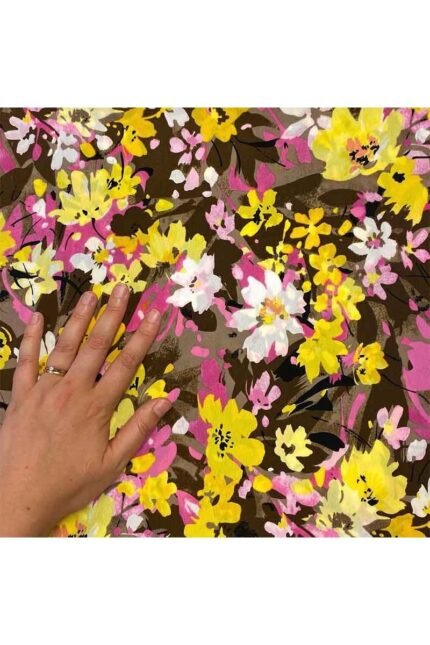Fabric Ref 4919 - Floral Crepe Mix