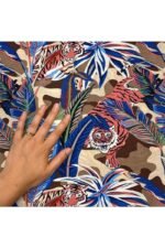 Fabric Ref 4921 - Tigers Viscose