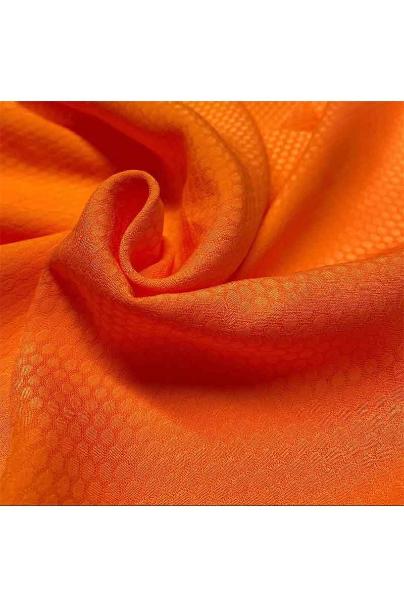 Fabric Ref 4938 - Orange Textured Viscose
