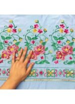 Fabric Ref 5051 - Embroidered Floral Viscose