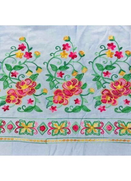 Fabric Ref 5051 - Embroidered Floral Viscose