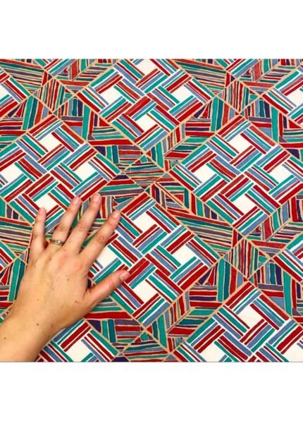 Fabric Ref 5115 - Geometric Cotton