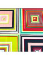 Fabric Ref 5136 - Geometric Satin Mix